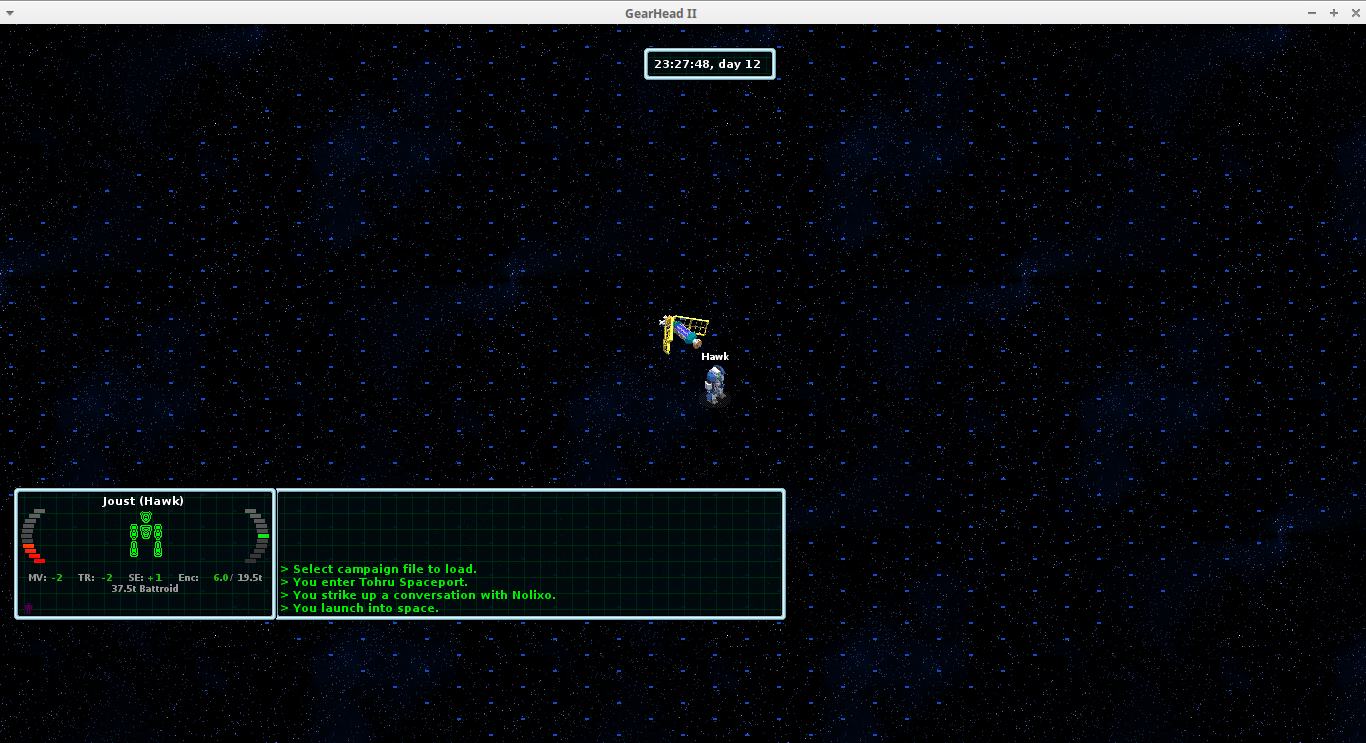 Space is endless, but the interface still thinks it's 800x600.